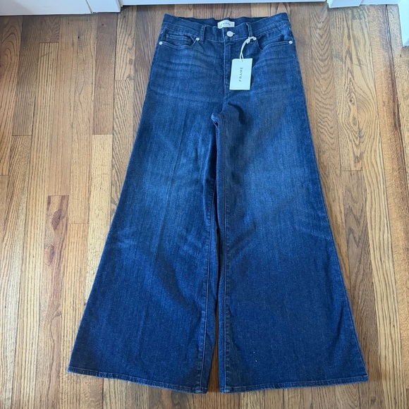 Frame Denim Women's Le Palazzo Crop Color:Guilty Jeans Size 29 - Picture 3 of 16